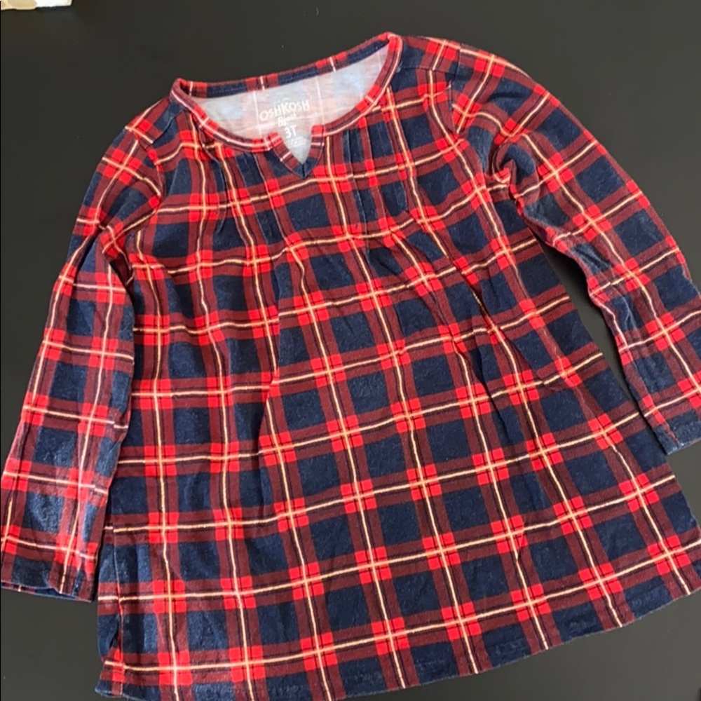 Holiday Plaid Tunic - Picture 1 of 1